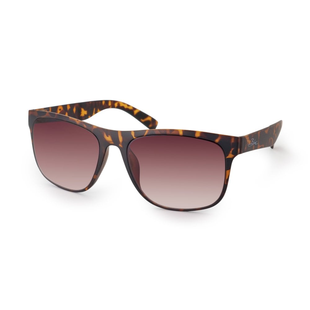 Sunglasses with tortoiseshell frame and gradient lenses