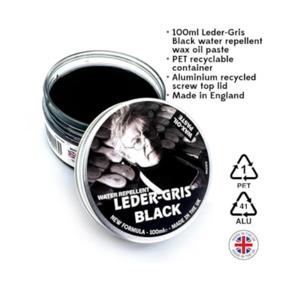 Leder-Gris Wax Oil Paste - Black