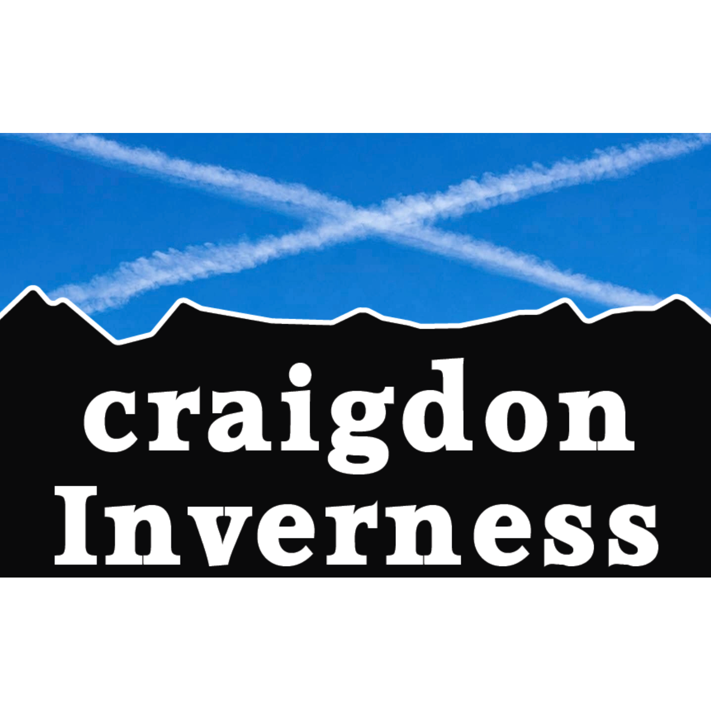 Craigdon Inverness Saltire Sticker