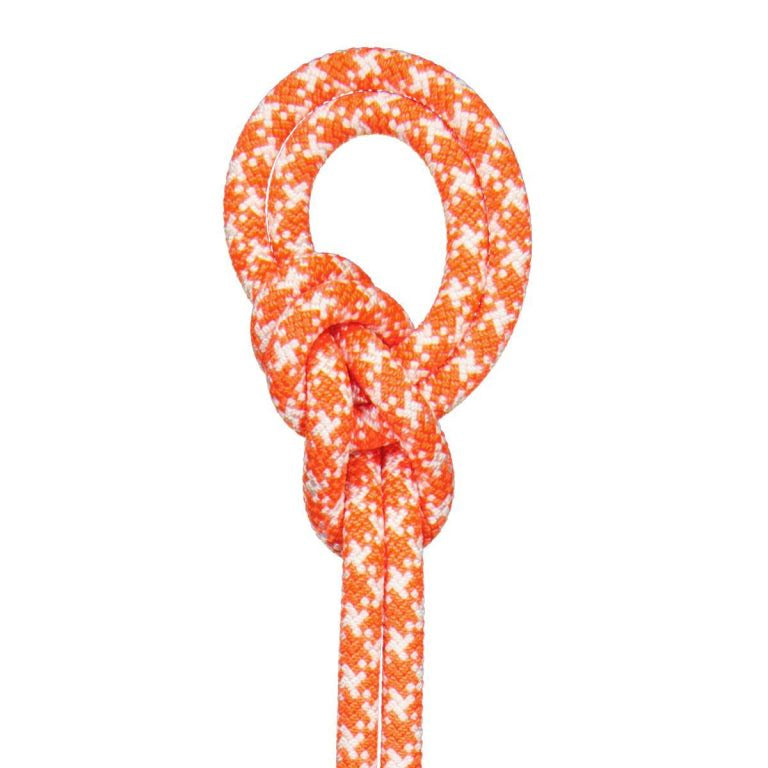 climbing rope 9.5mm 50 meters saftey orange