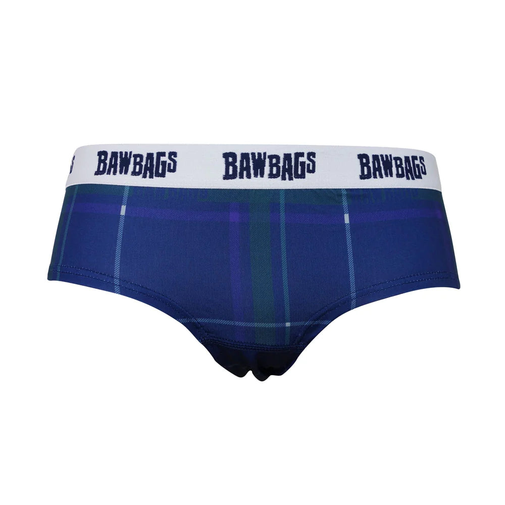 Bawbags Women's Cool De Sacs Tartan Blue Technical