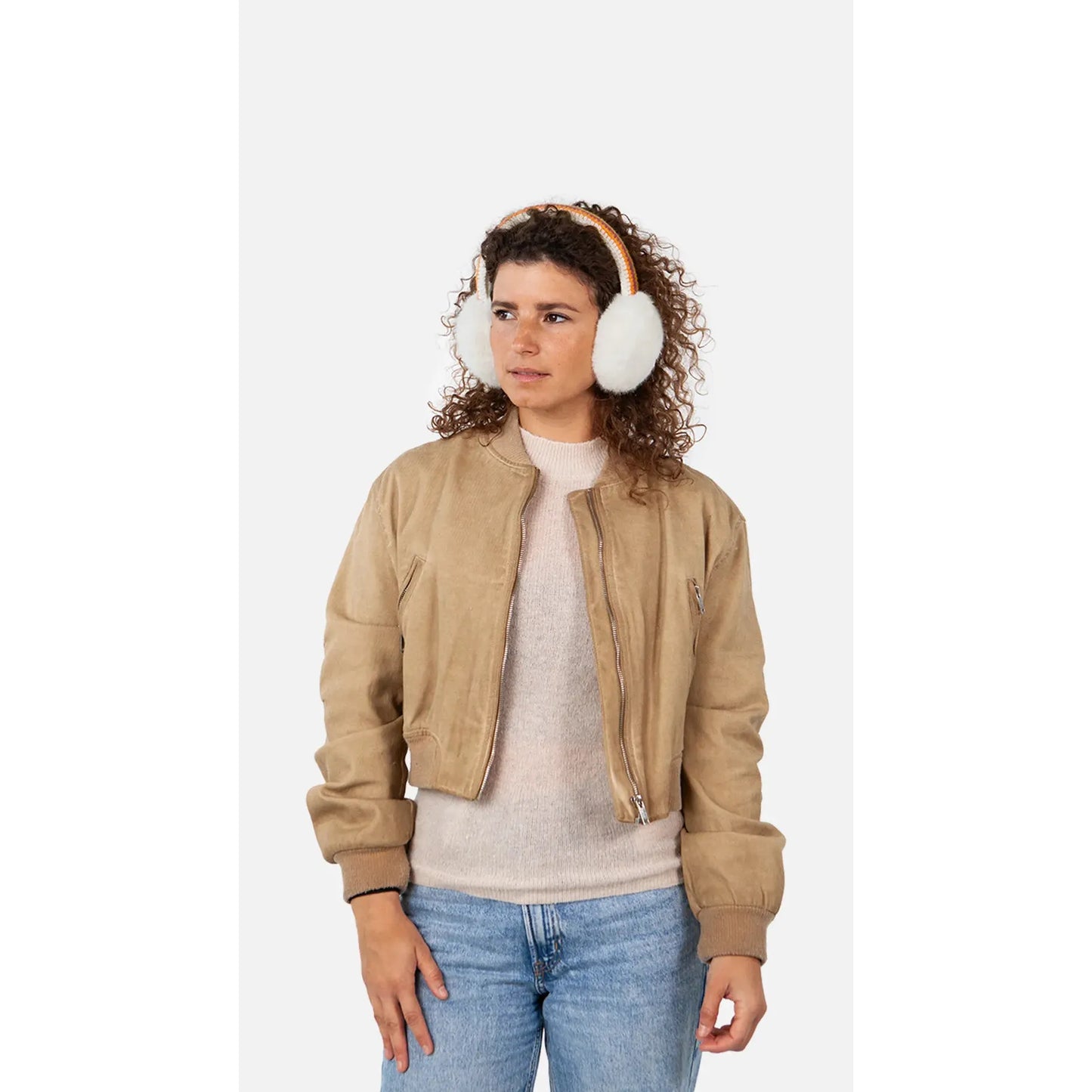 Barts Crochetband Earmuffs beige