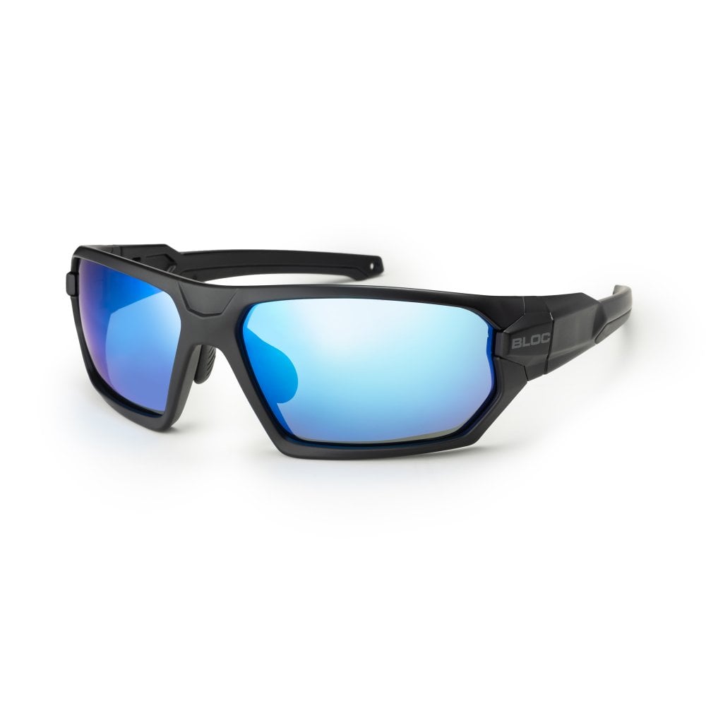 Bloc Twenty Five XMB90 Frame - Matt Black Lens - Blue Mirror Cat.3