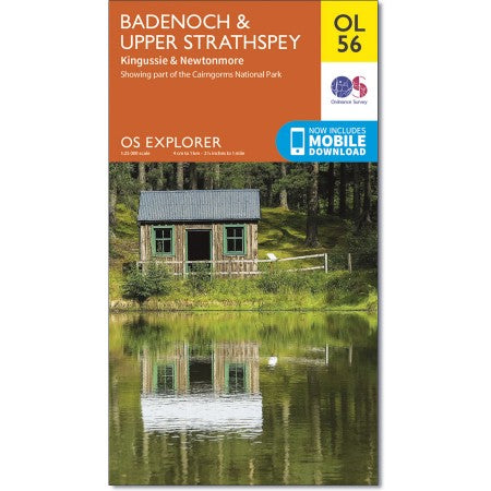 Ordnance Survey OL 56 Badenoch & Upper Strathspey Kingussie & Newtonmore