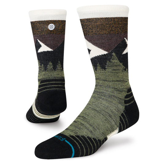 Stance Mid Wool Crew Olive