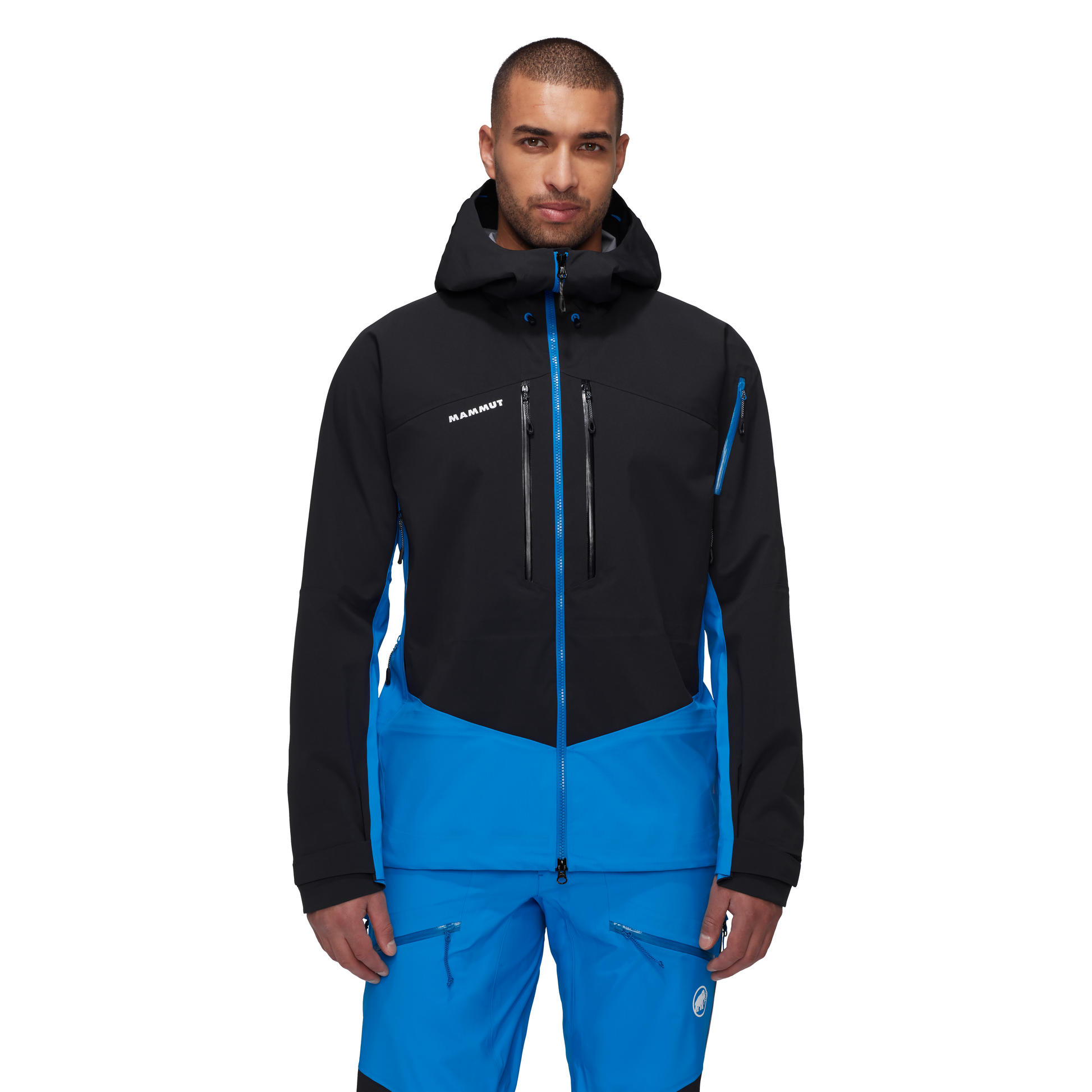 mammut Men's Taiss Pro HS Hooded Jacket glacier blue-black