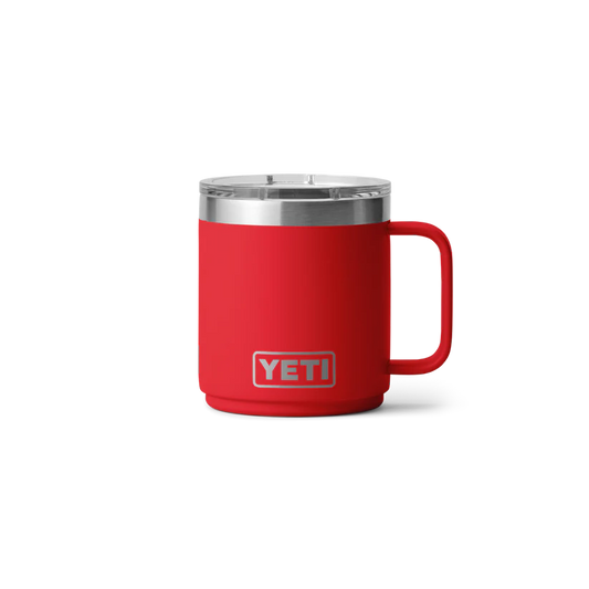 Yeti Rambler 10oz Stackable Mug Rescue Red