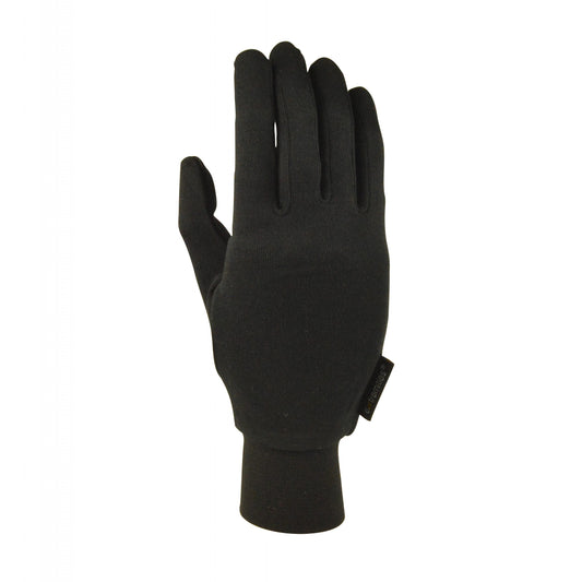 black silk liner glove