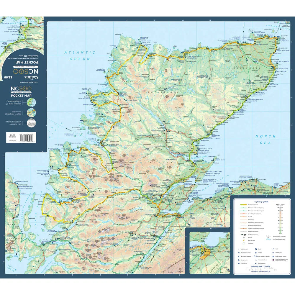 NC500 Pocket Map