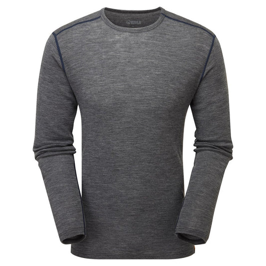 Keela Men's Merino Round Neck Top Wolf Grey