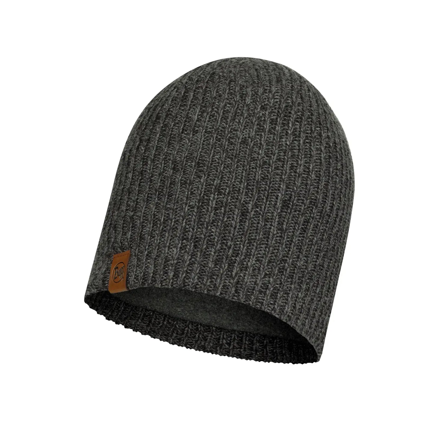 Buff Knitted & Polar Beanie Lyne Grey