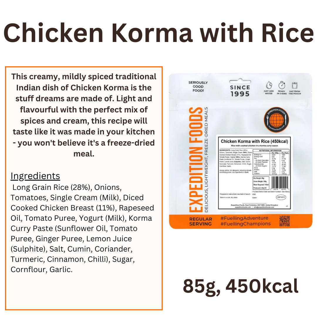 chicken korma with rice