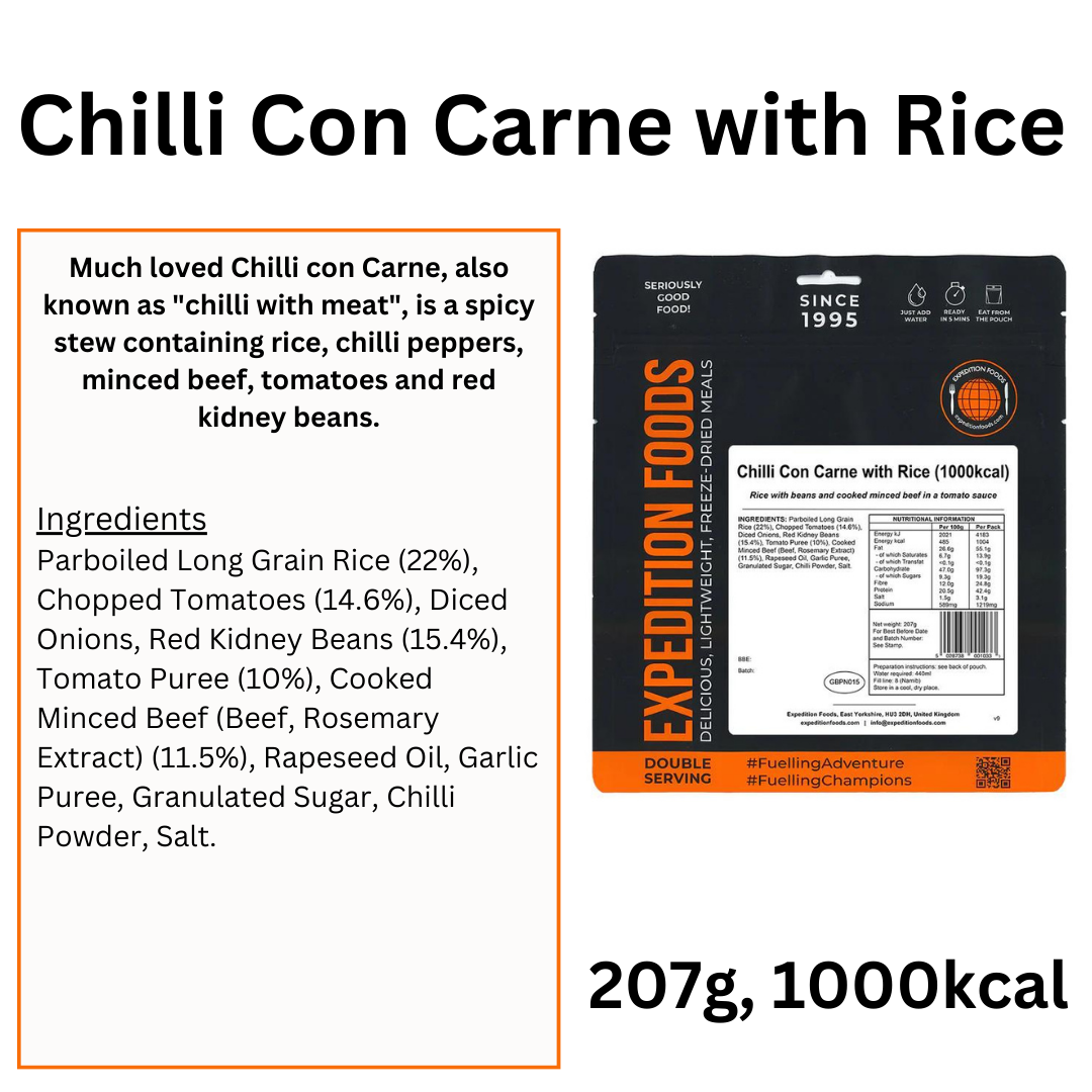 Chilli Con Carne with Rice