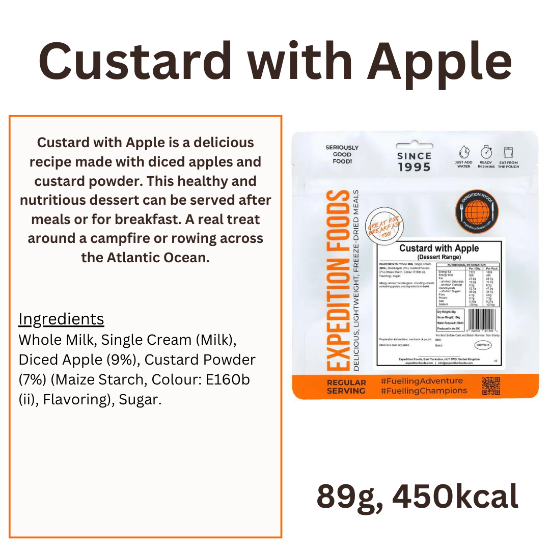 custard with apple