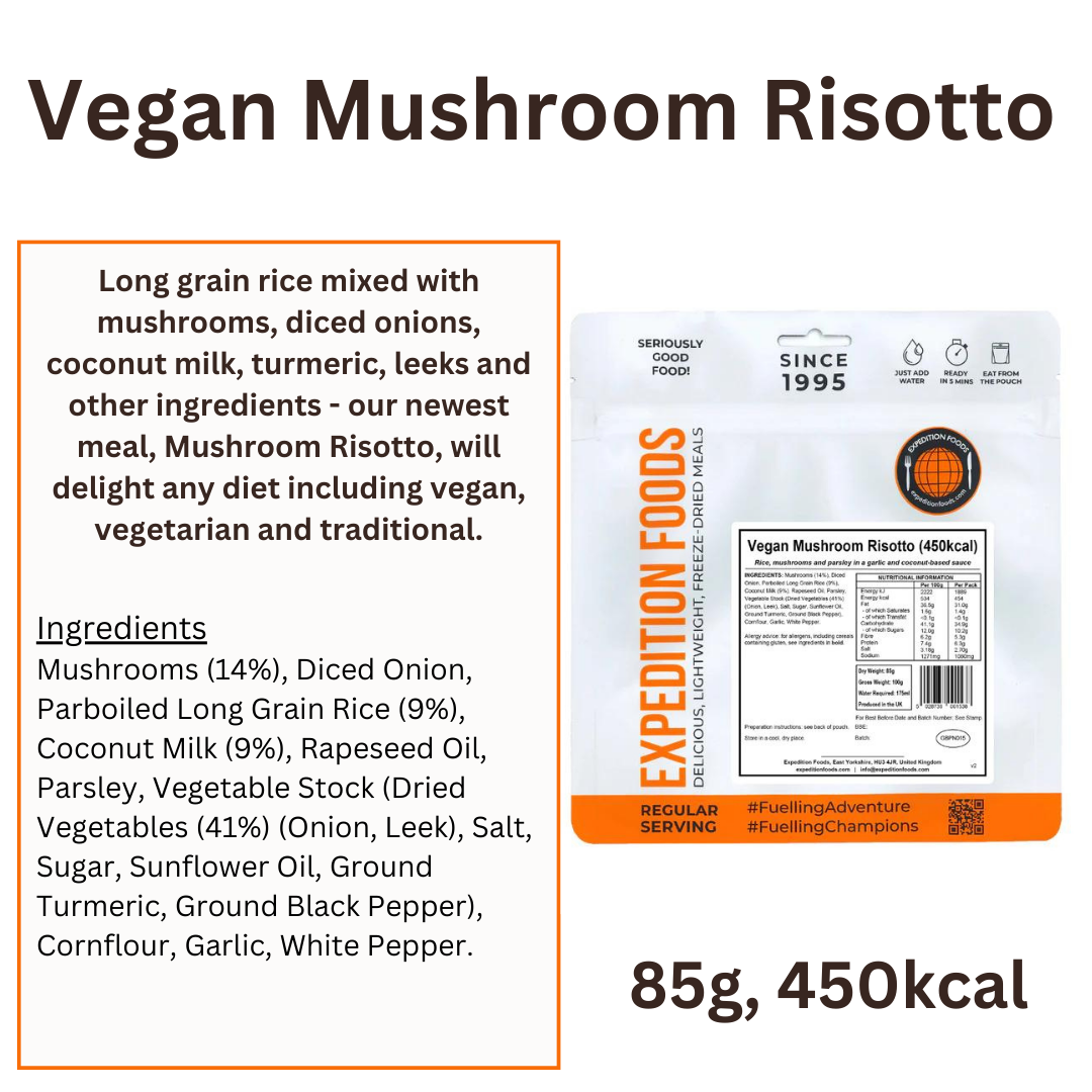 vegan mushroom risotto