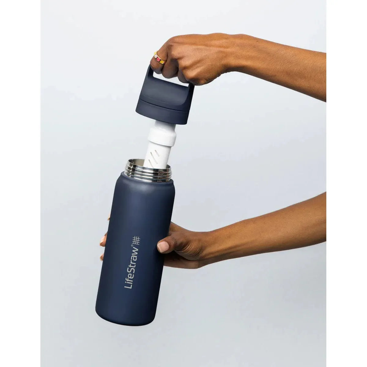 Life Straw Go Series Stanless Steel water bottle with filter 1L