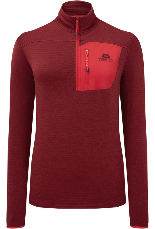 Mountain Equipment Women's Lumiko Zip T Rhubarb/Capsicum