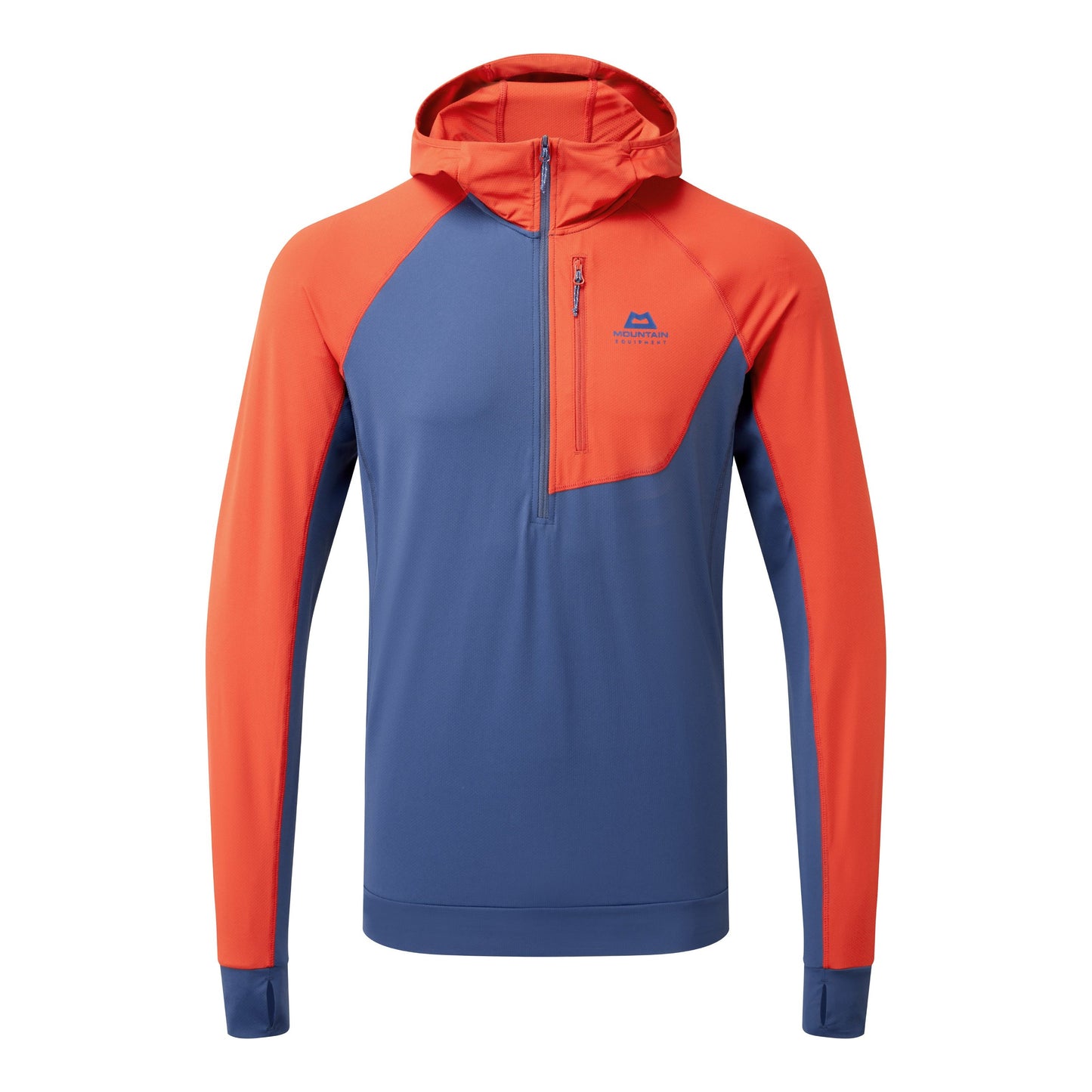 Mountain Equipment Men's Aiguille Hooded Top Dusk/Red Rock