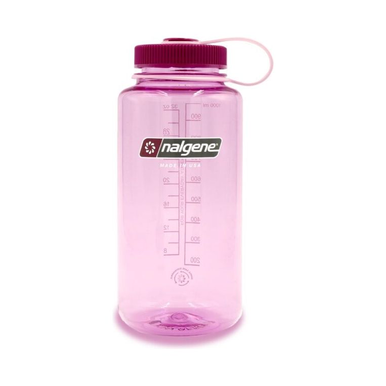 Nalgene Wide Mouth Sustain Water Bottle 1L cosmo