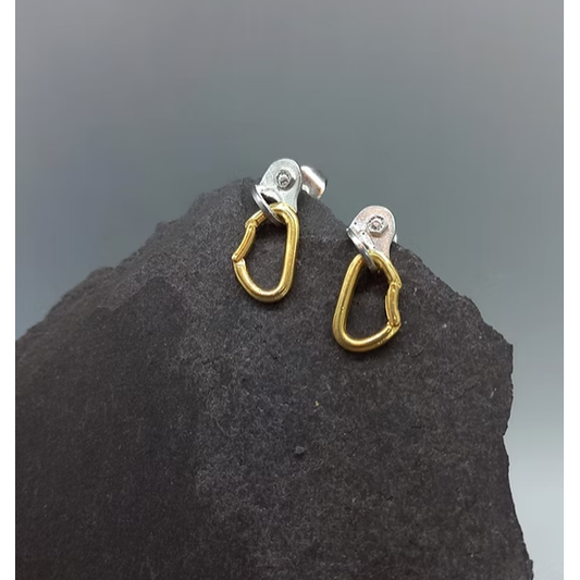 Bolt & Carabiner Earring