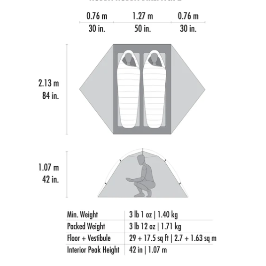 Hubba Hubba BikePack 2 Person