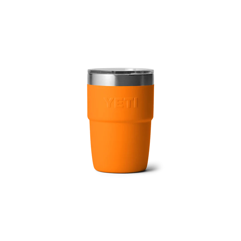 Yeti Rambler 8oz Stackable Cup King Crab Orange