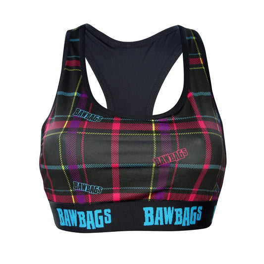 Bawbags Women's Techno Tartan Bralette