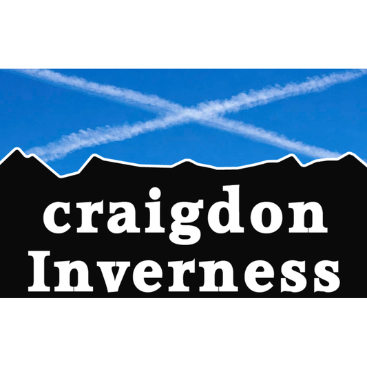 Craigdon Inverness Saltire Sticker