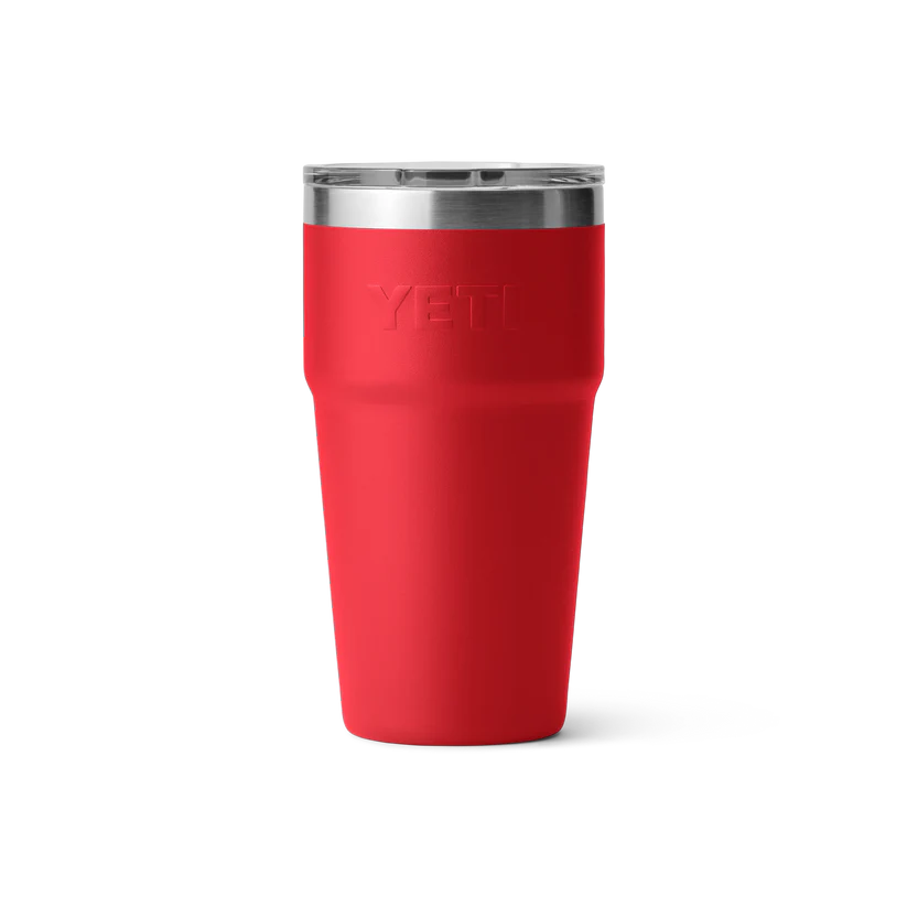 Yeti Rambler 20oz Stackable Cup Rescue Red