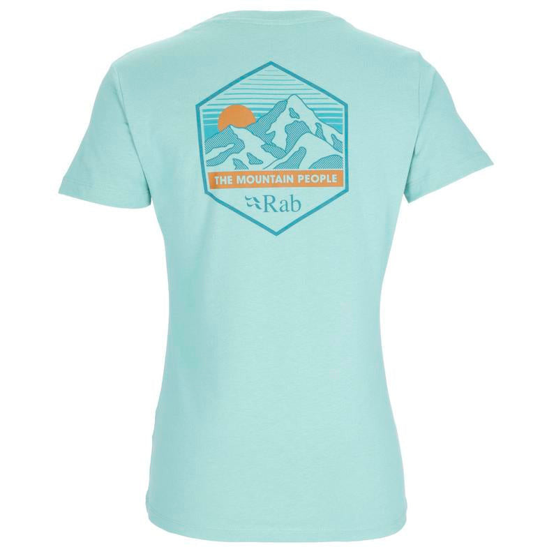 Rab Women's Stance Mountain Peak Tee Meltwater