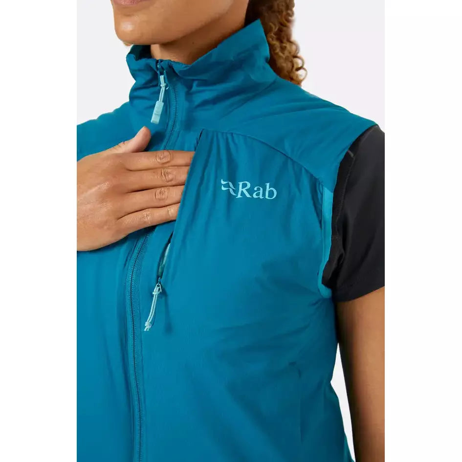 Xenair womens vest ultramarine pocket 