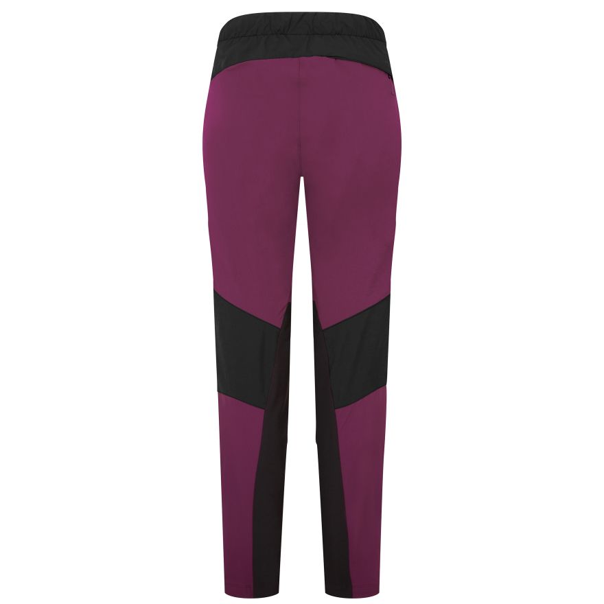 Rab women's torque pant mulberry rear