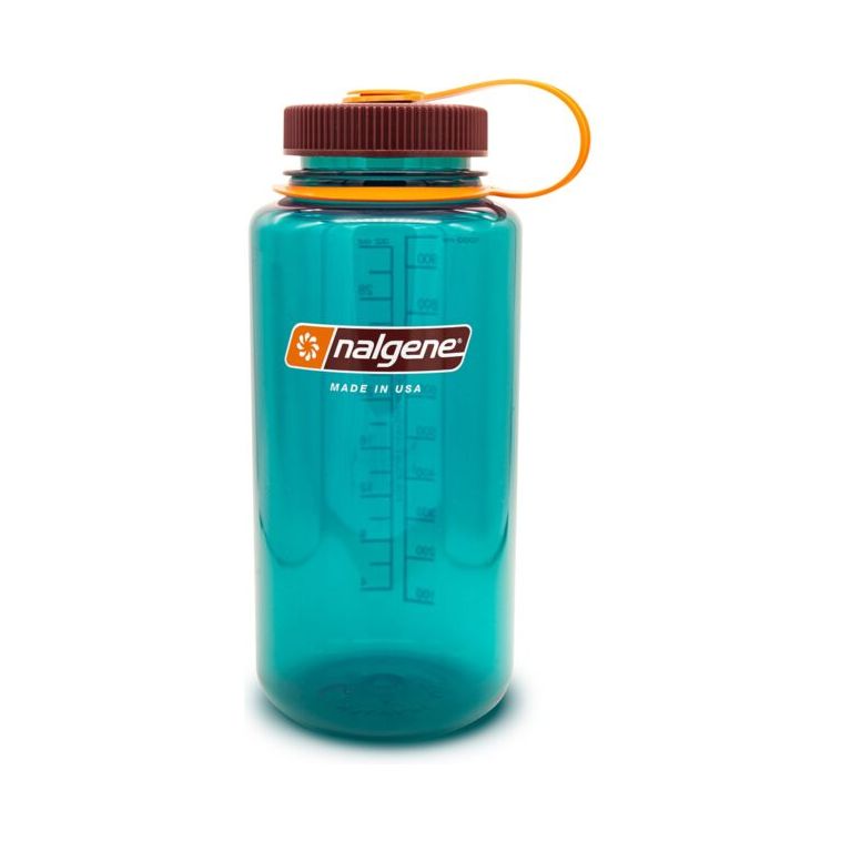 Nalgene Wide Mouth Sustain Water Bottle 1L Teal