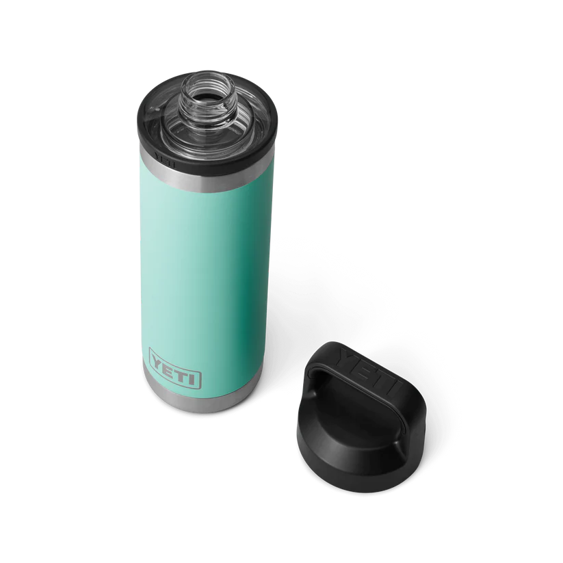 yeti 18oz rambler seafoam with chug cap