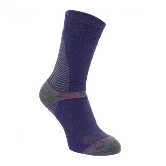 Silverpoint On The Move Boot Sock Violet Pink