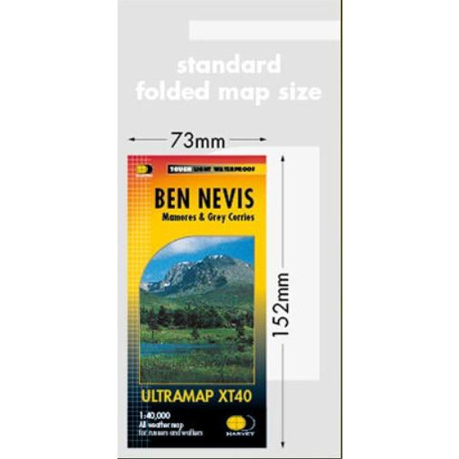 Harvey Maps Ben Nevis, Mamores & Grey Corries  Ultramap XT40