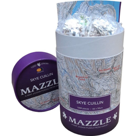 Harvey Maps Mazzle Jigsaw Puzzle Skye Cuillins