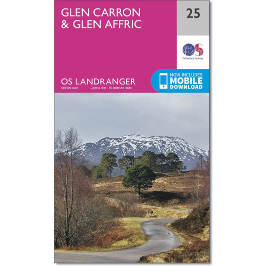 Ordnance Survey 25 Glen Carron & Glen Affric