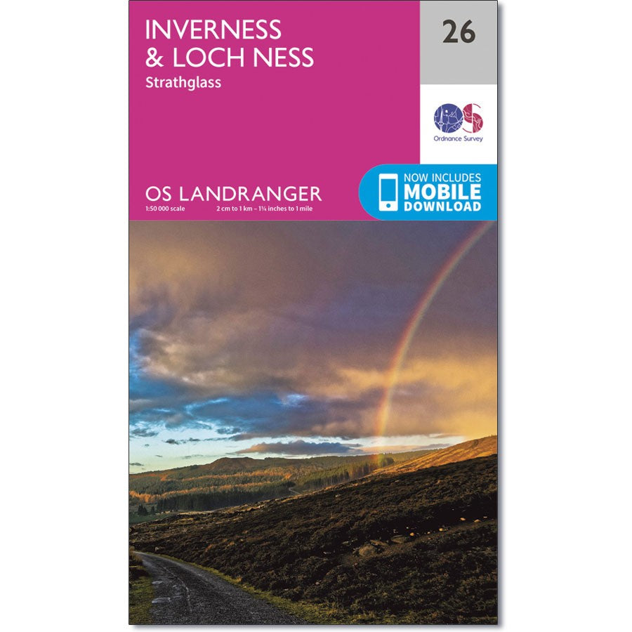 Ordnance Survey  26 Inverness & Loch Ness