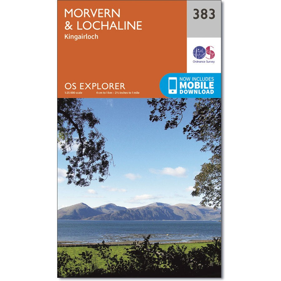 Ordnance Survey 383 Morvern & Lochaline, Kingairloch Explorer 1:25k