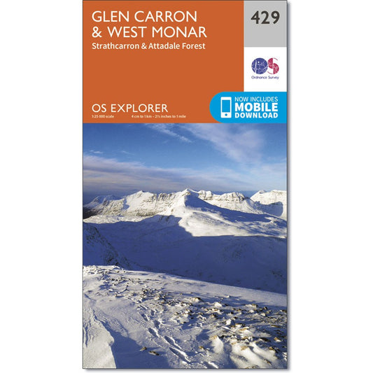 Ordnance Survey  429 Glen Carron & West Monar
