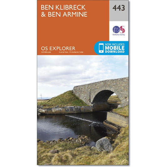 Ordnance Survey 443 Ben Klibreck & Ben Armine Explorer 1:25k
