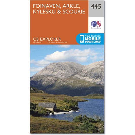 Ordnance Survey 445 Foinaven, Arkle, Kylesku & Scourie 