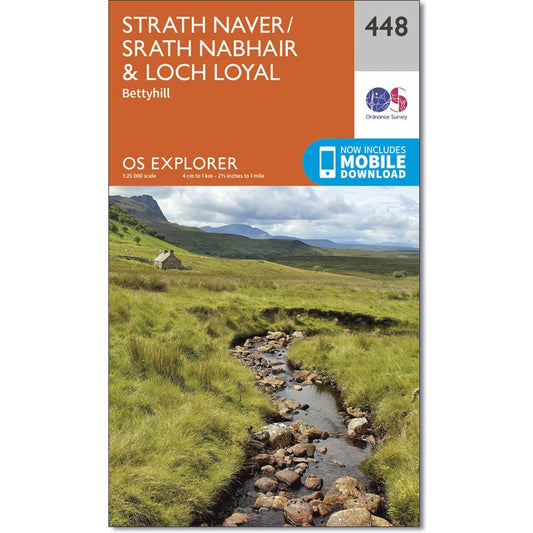 Ordnance Survey  448 Strath Naver/Srath Nabhair & Loch Loyal