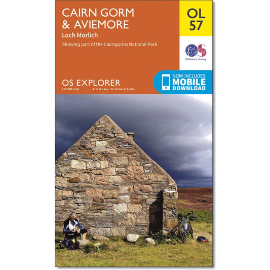 Ordnance Survey  OL 57 Cairn Gorm & Aviemore, Loch Morlich