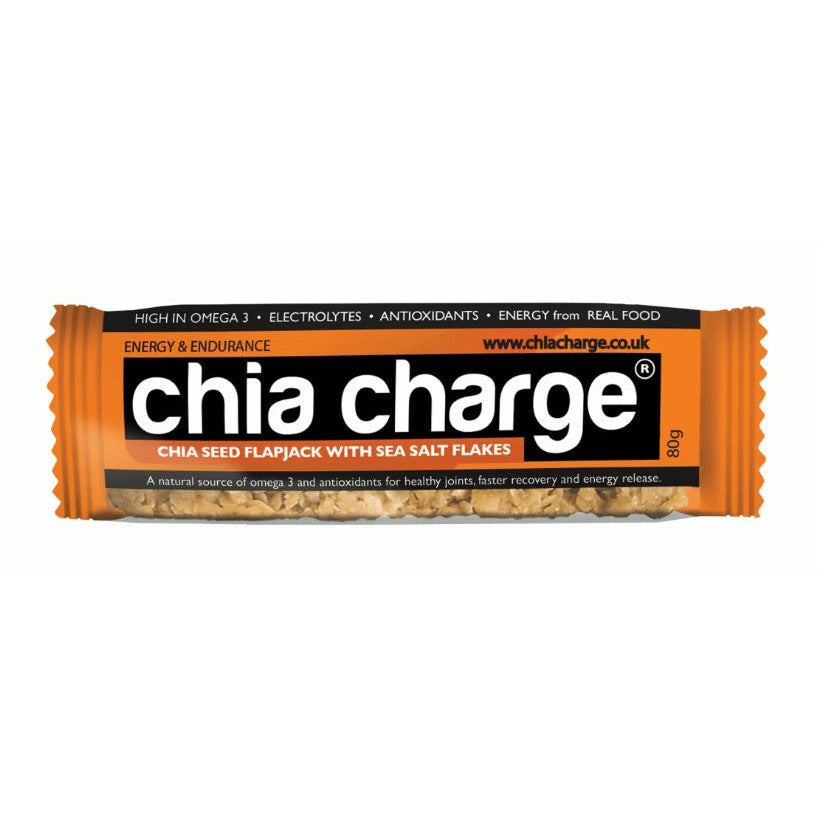 Chia Charge  Original Chia Seed Flapjack with Sea Salt Flakes 80g