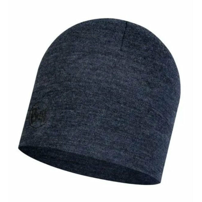 Buff Merino Midweight Beanie Night Blue 