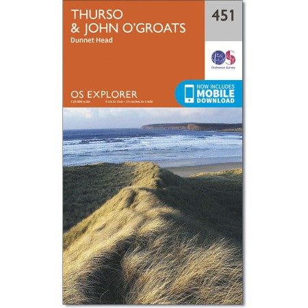 Ordnance Survey  451 Thurso & John O'Groats