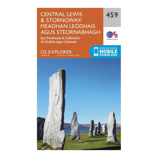 Ordnance Survey  459 Central Lewis & Stornoway